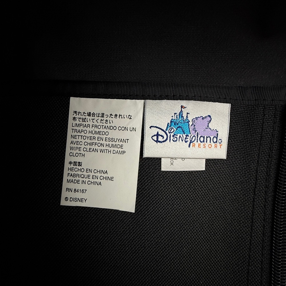 Disneyland Resort 50th Anniversary Canvas Tote Bag Black Vintage Park Bag Mickey - Picture 7 of 14